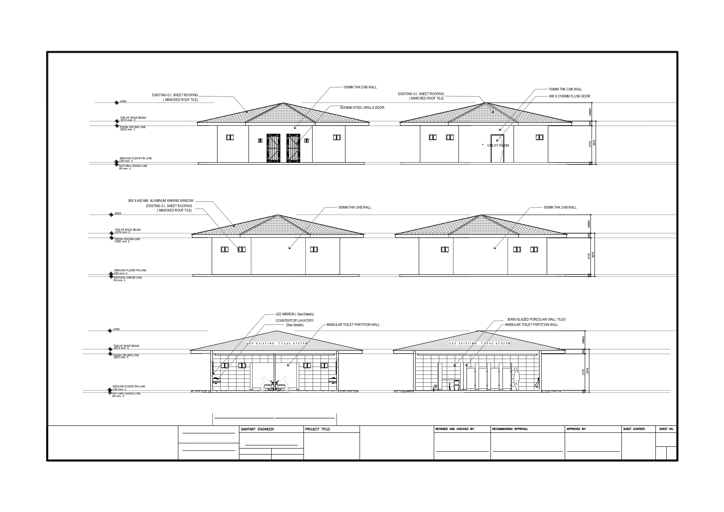 Construction drawing project preview